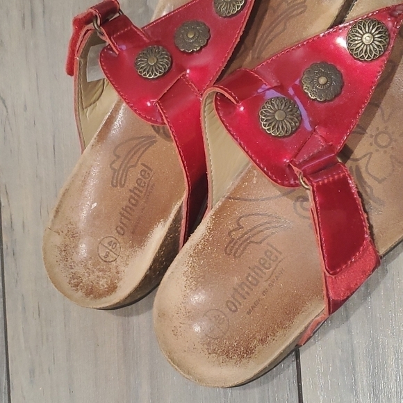 Vionic Orthoheel Women Comfort sandals flip flop thong flats shoes sz 9 - Picture 5 of 11